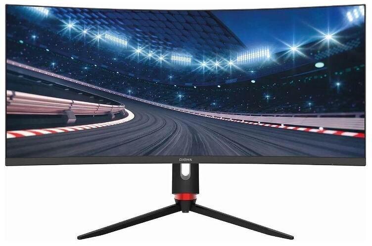 DIGMA выпустил изогнутый игровой монитор 34A711Q с откликом в 1 мс 3 dig