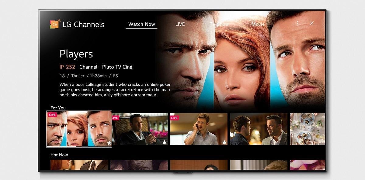 В России стало доступно приложение для просмотра телеканалов LG Channels 3 lg new press updated lg channels app new user interface extended selection free premium content 5