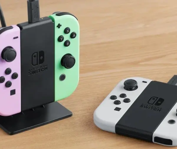 Nintendo анонсировала официальную зарядную станцию для Joy-Con Switch (nintendo switch joy con charging stand)
