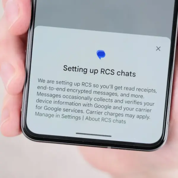 Обновление RCS стандартизирует ответы на сообщения, редактирование и реакции для Android и iPhone (setting up rcs chats.jpg)