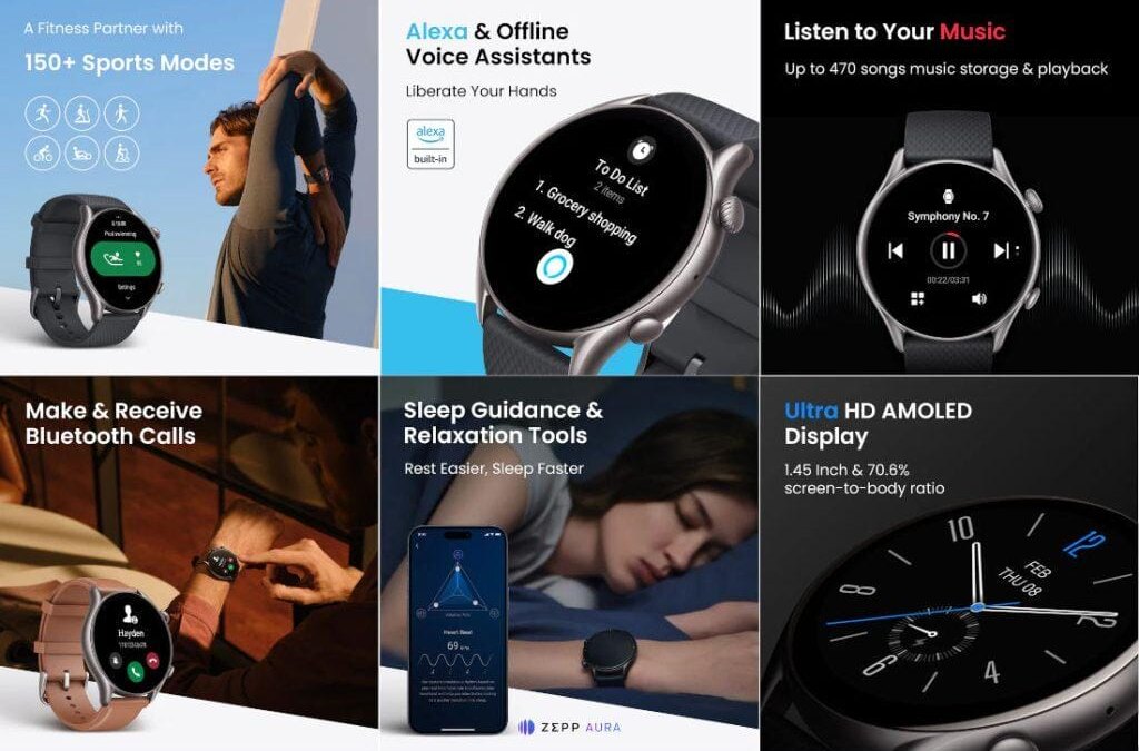 Amazfit выпустил смарт-часы GTR 4 New Version с обновленным дизайном 7 amazfit gtr 4 new version 1482