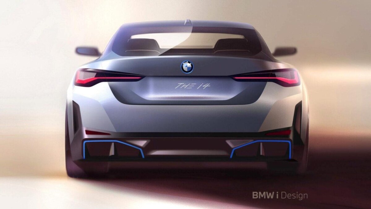 BMW планирует выпустить электрическое двухдверное купе i4 в 2028 году 3 bmw i4 design sketches 03 1820x1024 1
