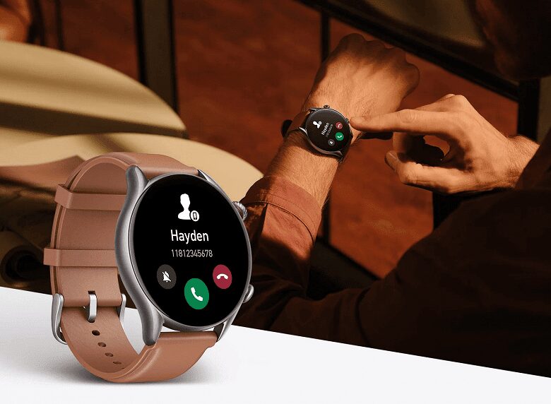 Amazfit выпустил смарт-часы GTR 4 New Version с обновленным дизайном 4 make receive bluetooth calls large