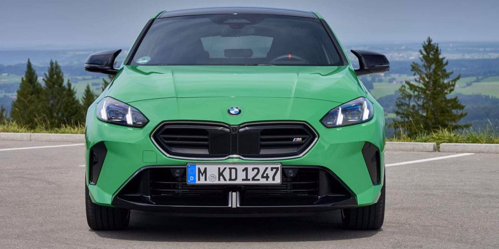 2024 bmw m135 signal green 40