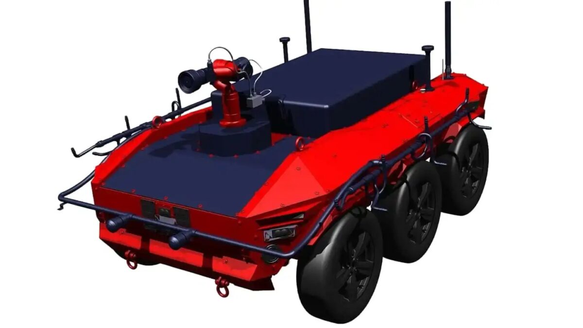 Hyundai представила робота для тушения пожаров электромобилей в подземных парковках 3 hyundai fire robot