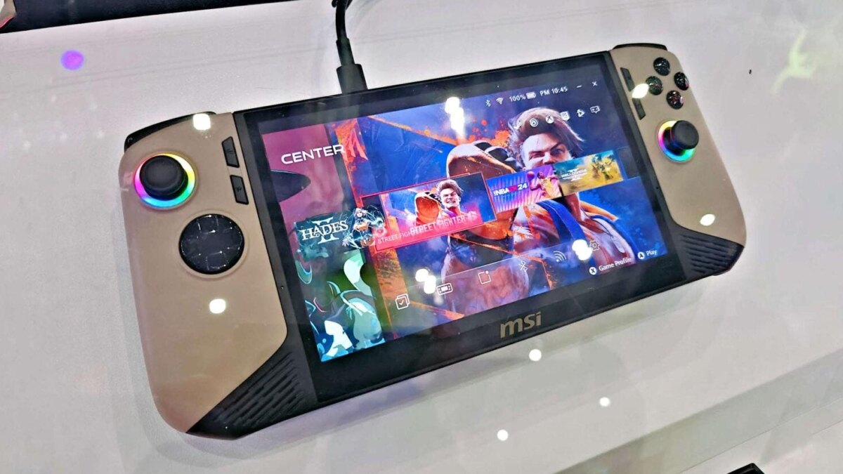 Игровой портативный планшет MSI с ярким дисплеем