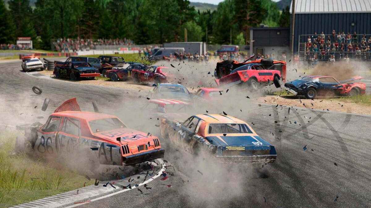 Лучшие гонки на PlayStation 5 15 ps4 wreckfest 5
