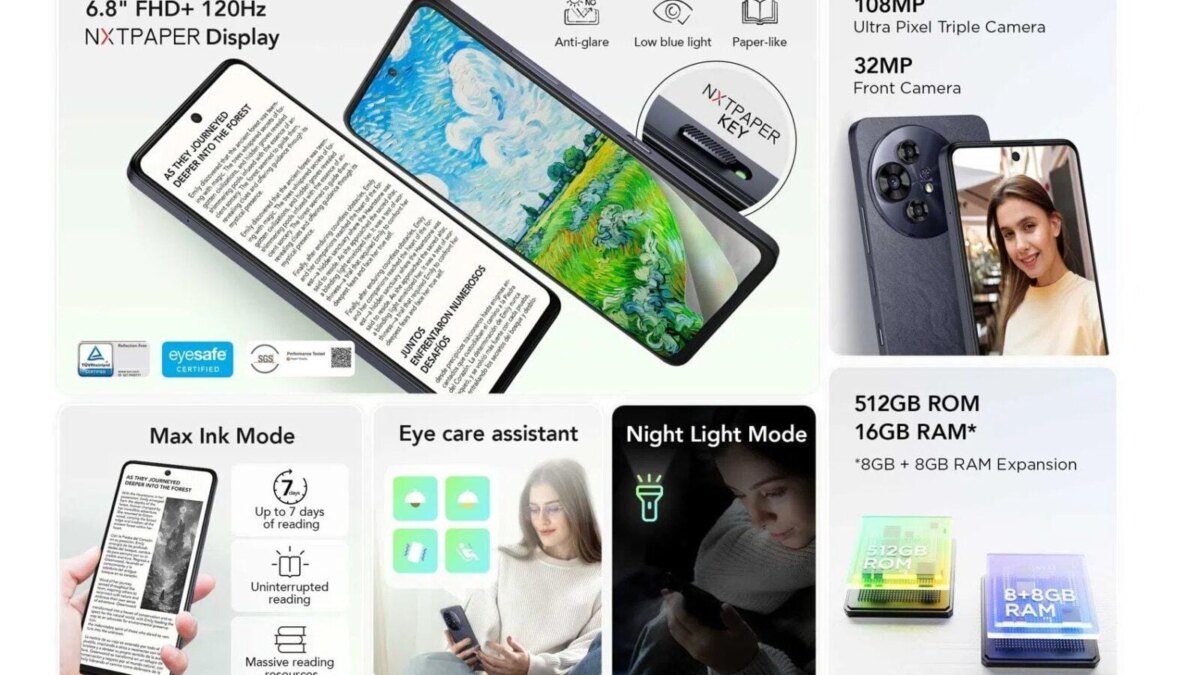 IFA 2024: TCL представил телефон Nxtpaper с кнопкой для максимального монохрома 5 TCL