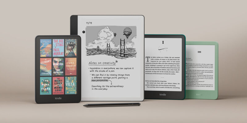 Новая линейка Amazon Kindle: первый цветной Kindle и многое другое (aa oct24 newkindlelineup standard hero v1 600kb 2000x1125 1)