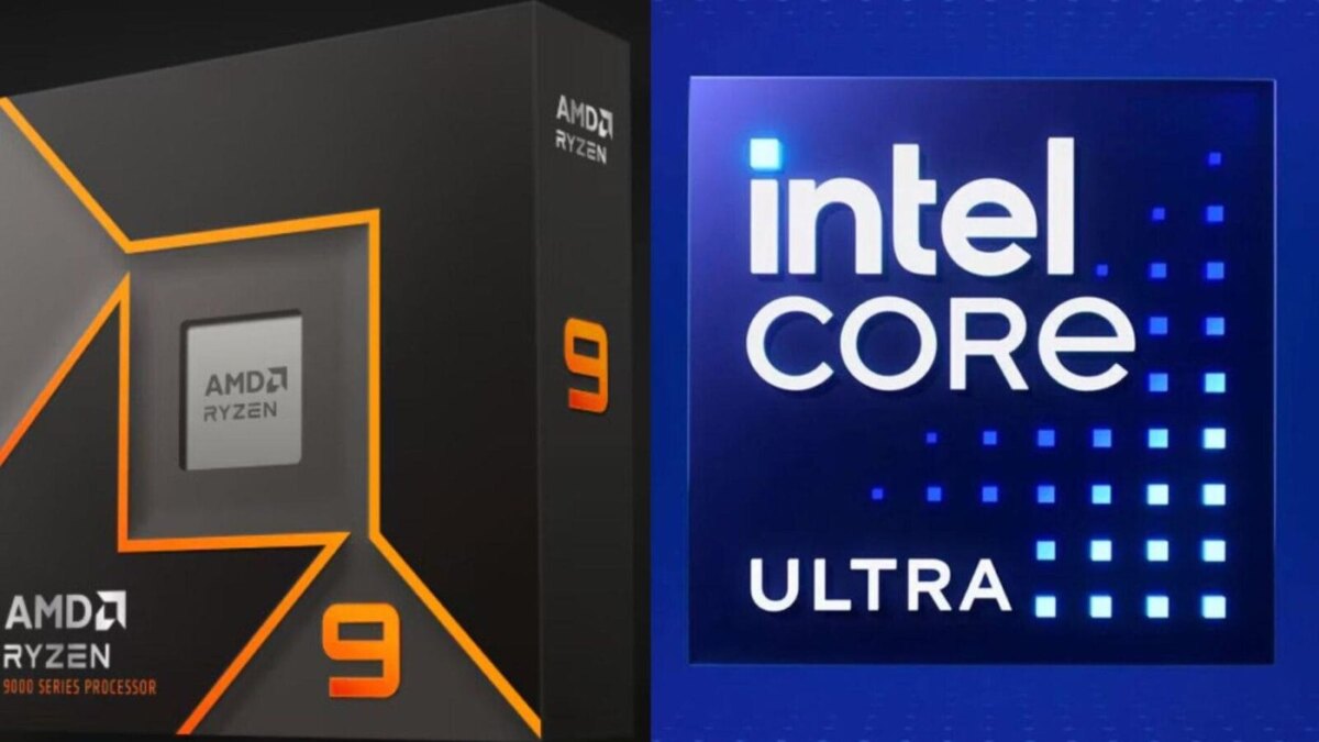Intel Core Ultra 9 285K против AMD Ryzen 9 9950X: что выбрать? 12 amd intel