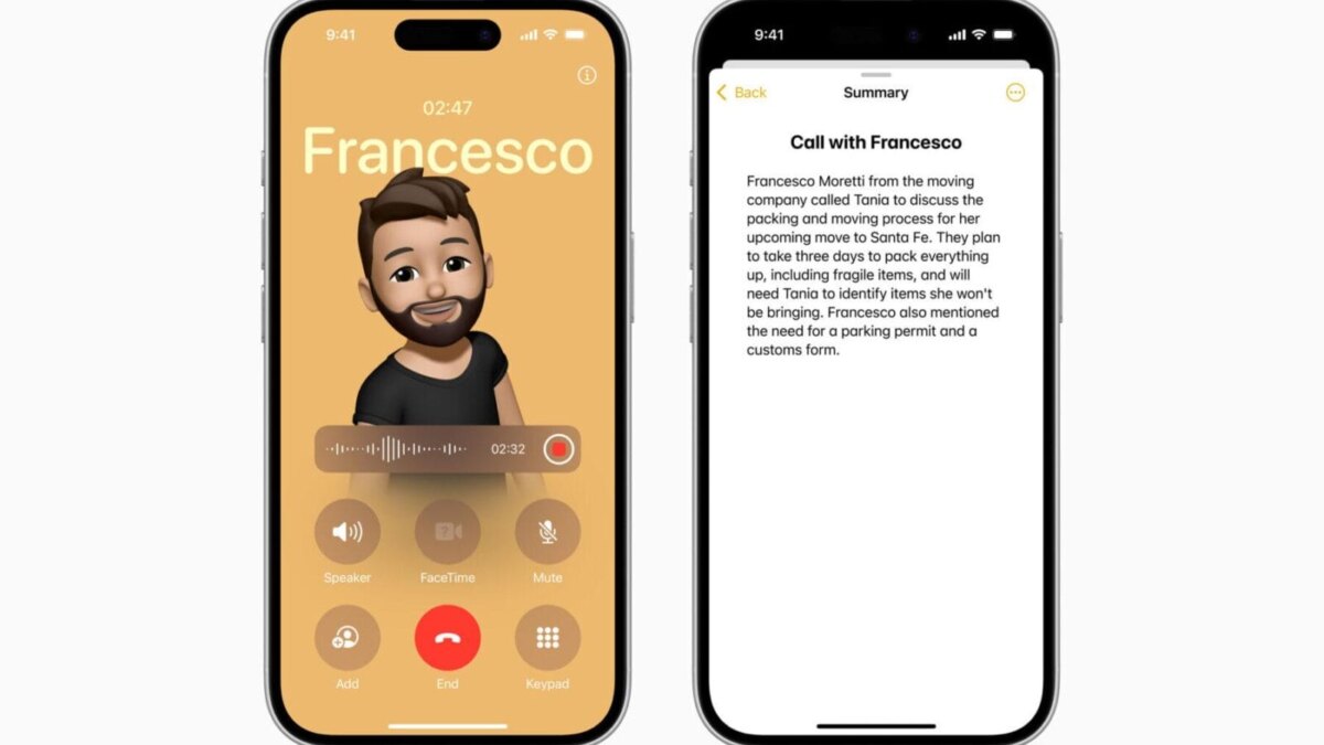 apple intelligence phone app summarize