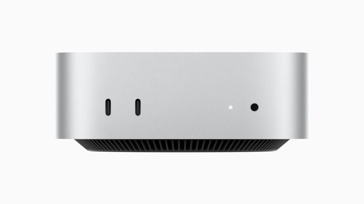 Apple представила новый компактный Mac Mini с первым редизайном с 2010 года 7 apple mac mini front facing