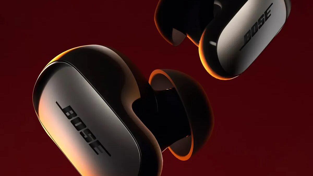Беспроводные наушники Bose с футляром и индикатором