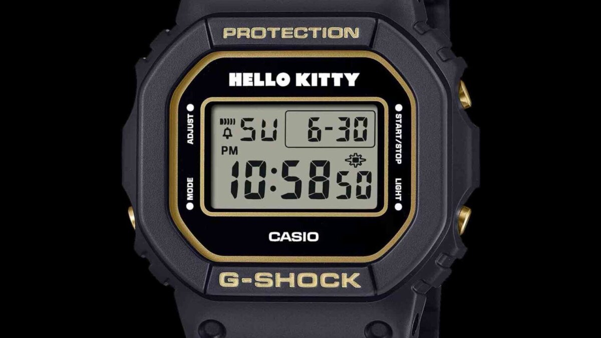 Casio и Hello Kitty выпускают ограниченную серию часов G-Shock DW-5600KT24-1JR в честь 50-летия компании 4 Casio Hello Kitty G-Shock DW-5600KT24-1JR