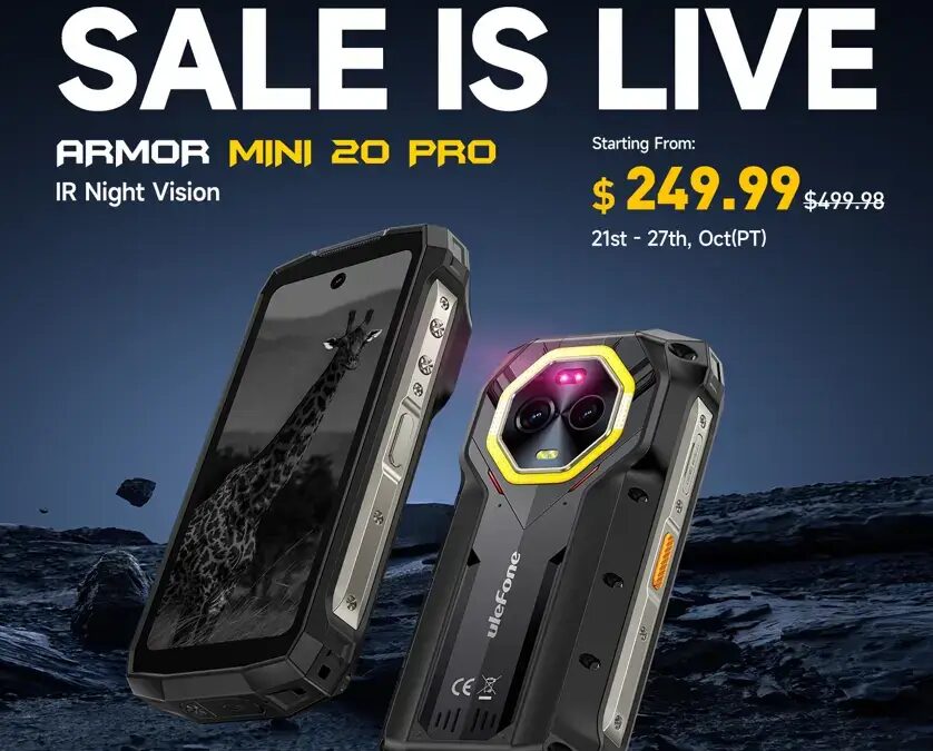 Ульфон Armor Mini 20 Pro и Mini 20 T Pro с эксклюзивной скидкой на AliExpress