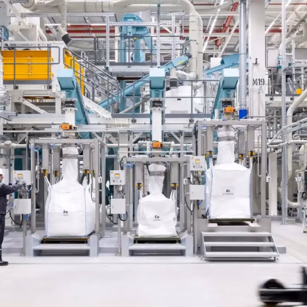 mercedes benz german battery recycling plant