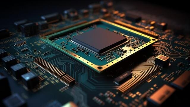 pngtree closeup of the microprocessor cpu image 2661355