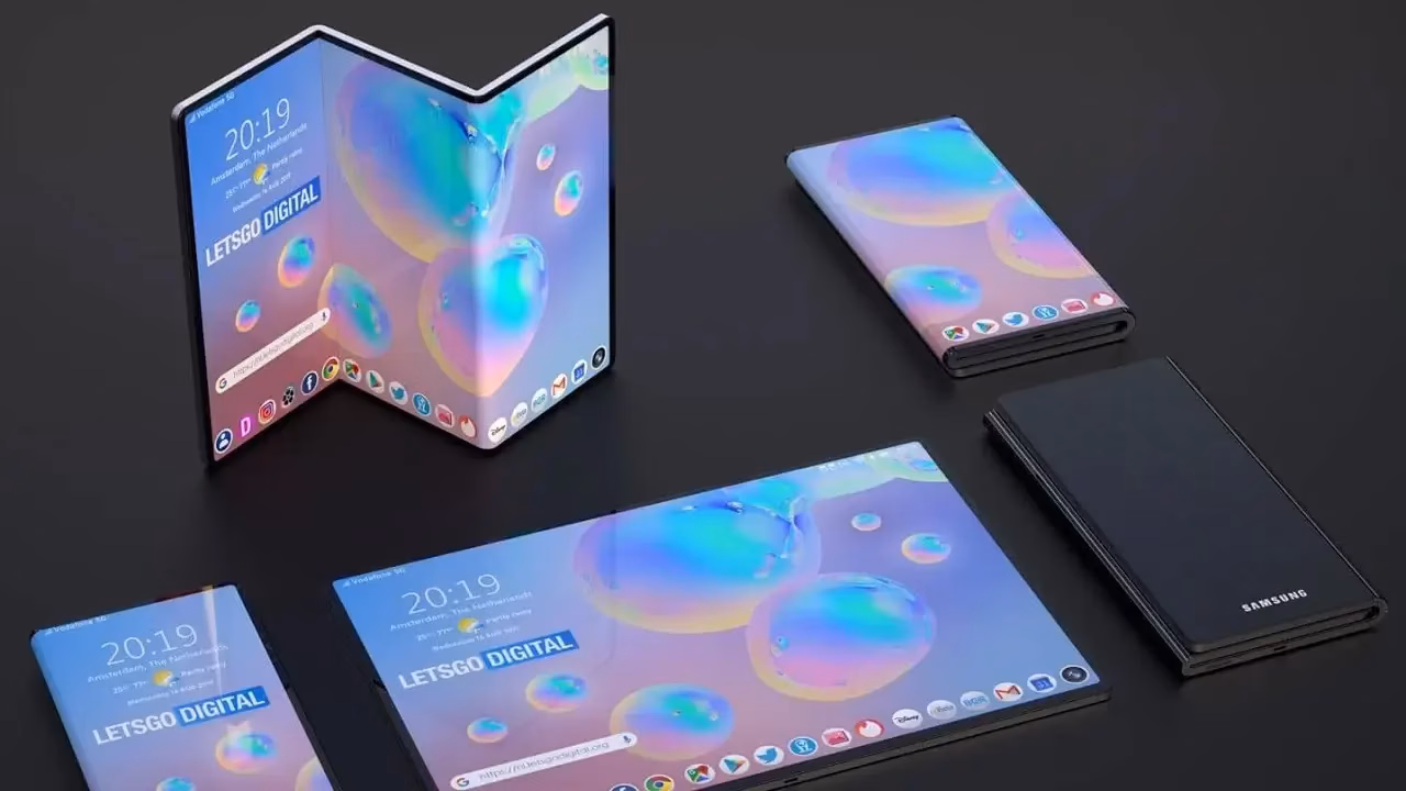 Трёхсекционный складной смартфон Samsung может выйти уже в следующем году 1 samsung tri fold 2
