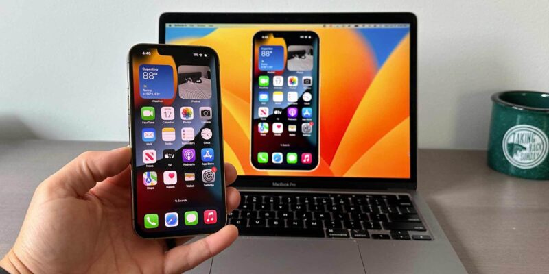 Как вывести экран iPhone на macOS Sequoia (screen mirror ios 17 blog feature)