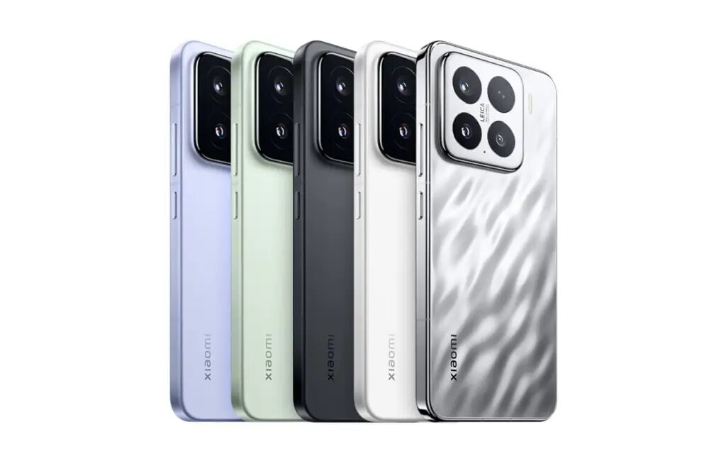 Смартфоны Xiaomi 15 и 15 Pro с задней панелью и модулями камер