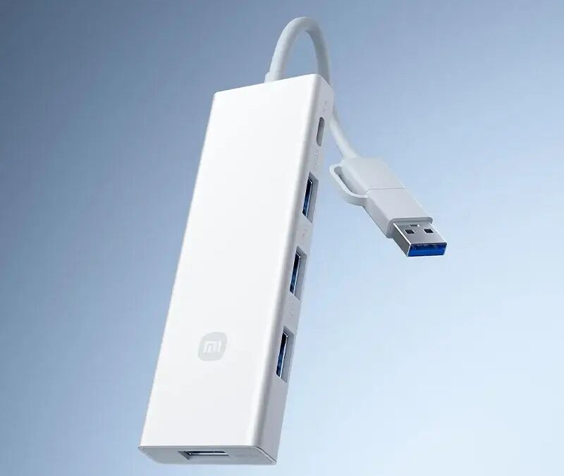 Xiaomi выпустила USB-разветвитель 4-в-1 с двумя разъемами USB-C и USB-A, скоростью 5 Гбит/с и другими возможностями 3 Xiaomi
