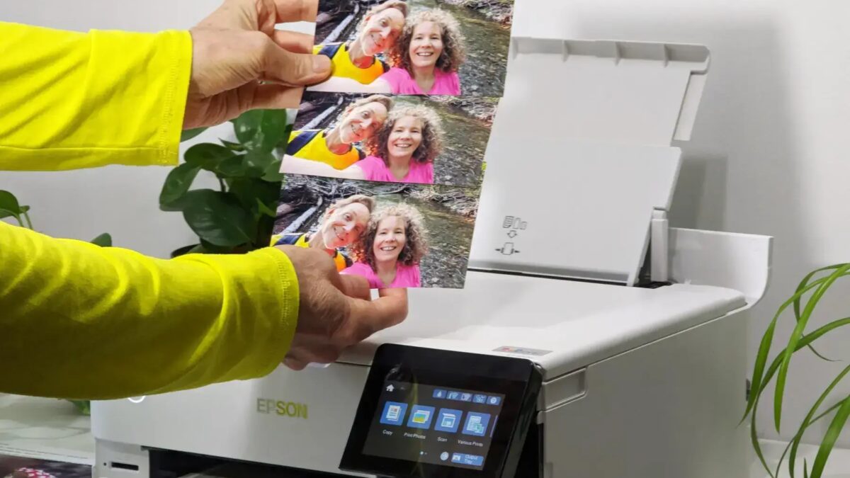 Топ-6 лучших струйных принтеров 2024 года. Часть 2 4 alan compares draft standard and hig quality photos from epsons ecotank et 8500