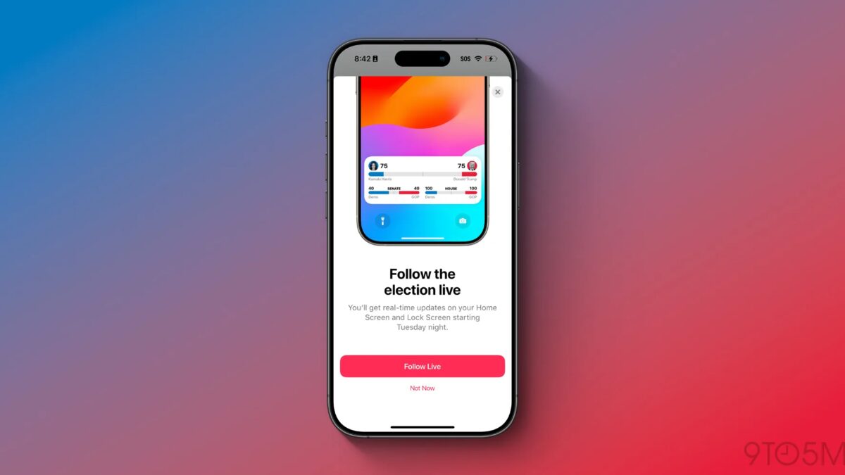 Apple Live Activities — одна из нужных функций iOS, которая становится всё лучше 9 election live activity.jpg