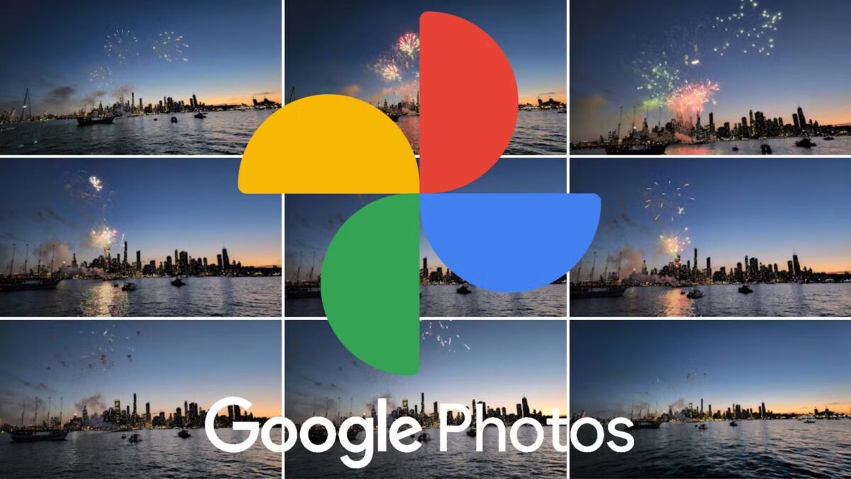 google photos logo fireworks