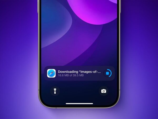 В iOS 18.2 можно отслеживать загрузки Safari прямо на экране блокировки (ios 18.2 safari downloads on lock screen feature)