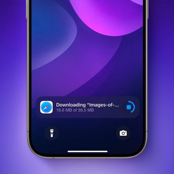 ios 18.2 safari downloads on lock screen feature