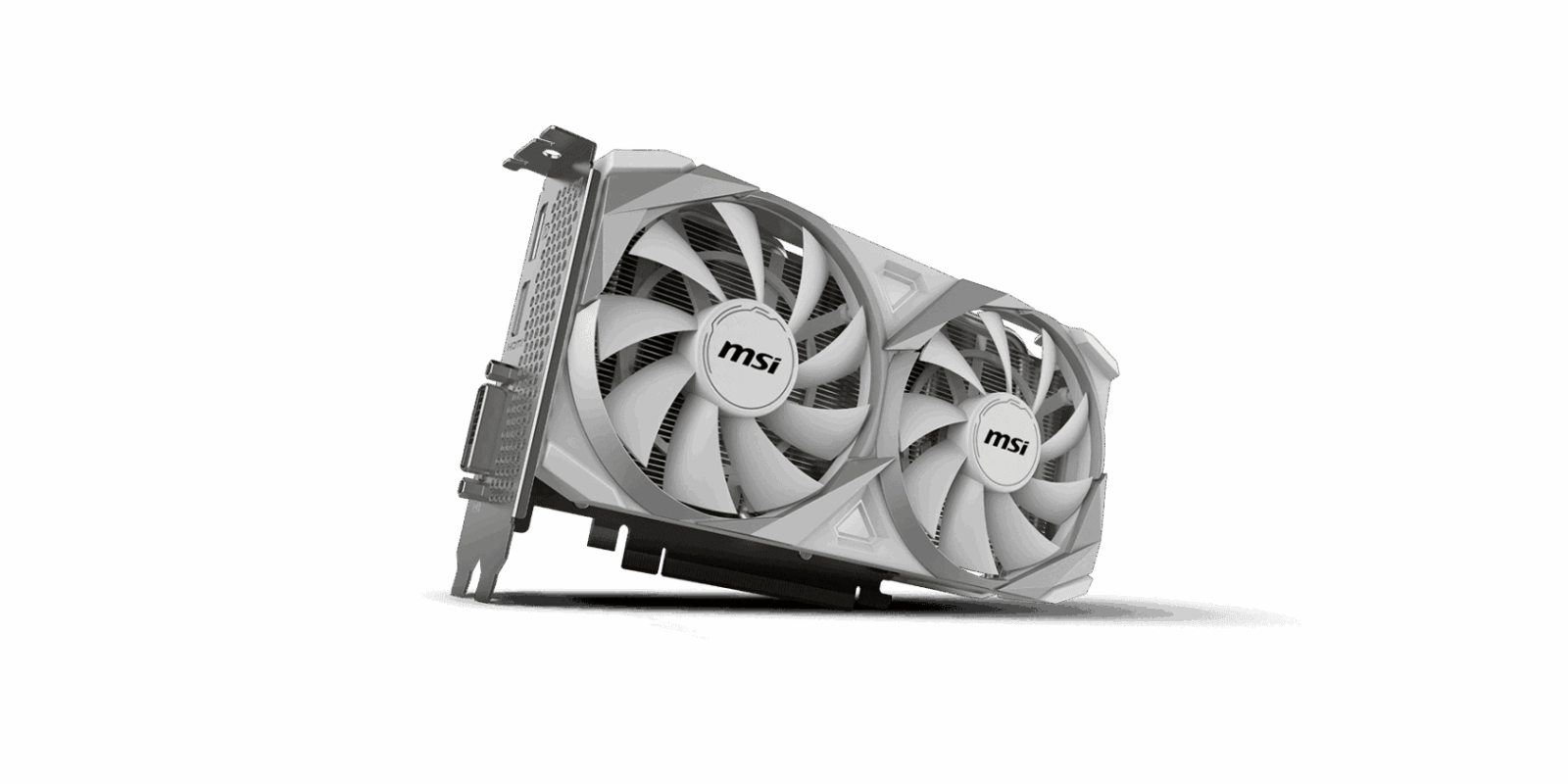 MSI GeForce RTX 3050 Ventus 2X XS in white