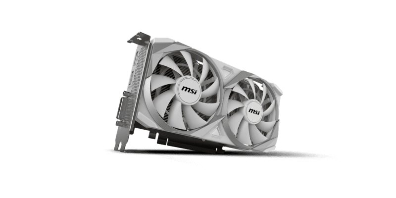 MSI GeForce RTX 3050 Ventus 2X XS in white