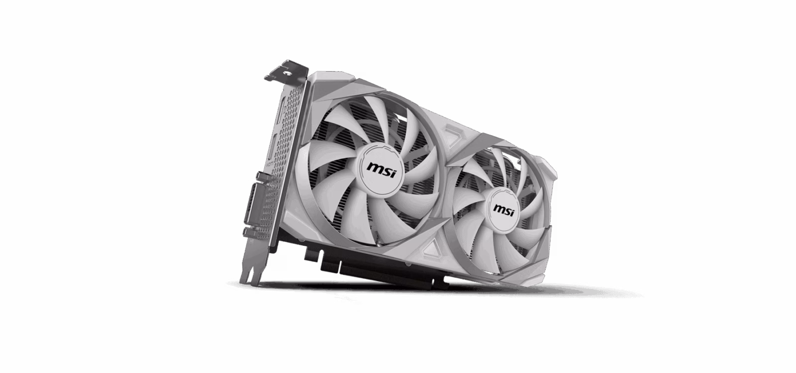 MSI GeForce RTX 3050 Ventus 2X XS in white
