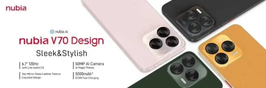 ZTE Nubia V70 Design: Новый бюджетный смартфон с элегантным дизайном 4 ZTE Nubia V70 Design