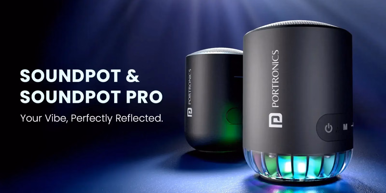 Portronics представила компактные Bluetooth-колонки SoundPot и SoundPot Pro 4 Portronics