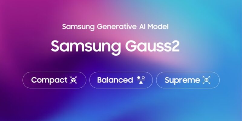 Samsung представила новый ИИ-модуль Gauss 2 для улучшения функций Galaxy AI (samsung gauss 2 generative ai model)