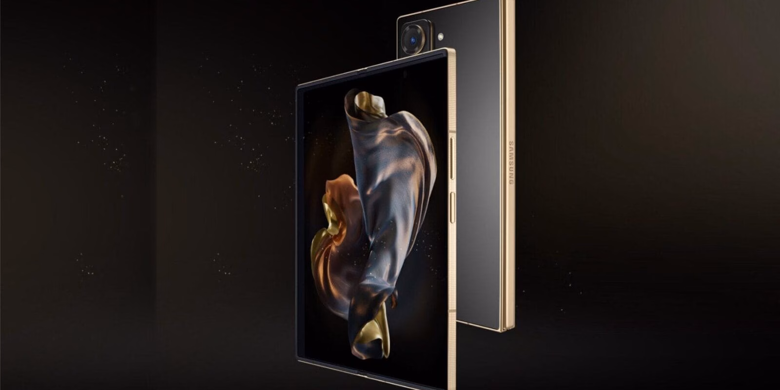 Samsung выпустил эксклюзивные версии Galaxy Z Fold и Flip с золотым дизайном в Китае 5 samsung w25 design