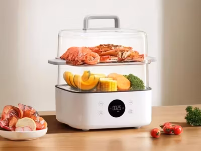 Электрическая пароварка Xiaomi Mijia N1 с прозрачным отсеком