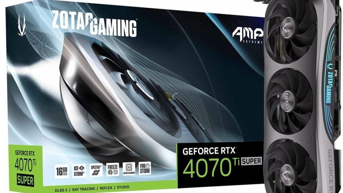 ZOTAC выпускает 38-сантиметровую видеокарту GeForce RTX 4070 Ti SUPER с графическим процессором AD102 5 ZOTAC