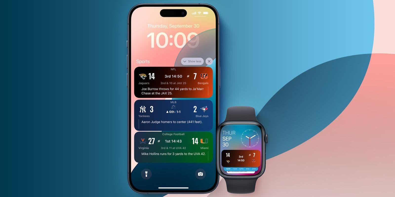 Apple обновила приложение Sports: ключевые моменты матчей, составы и новые функции 1 apple sports to offer live activities for all leagues available within app feature