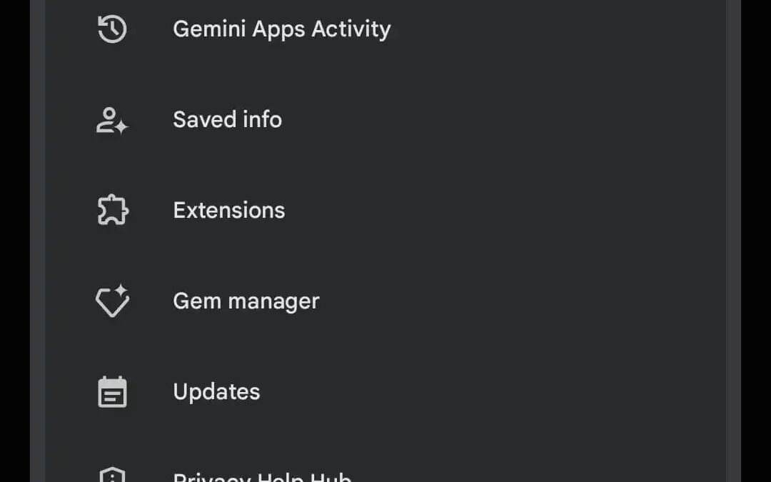 Обновления интерфейса Gemini: изменения на веб-сайте и в Android-приложении 8 gemini app saved info.jpg