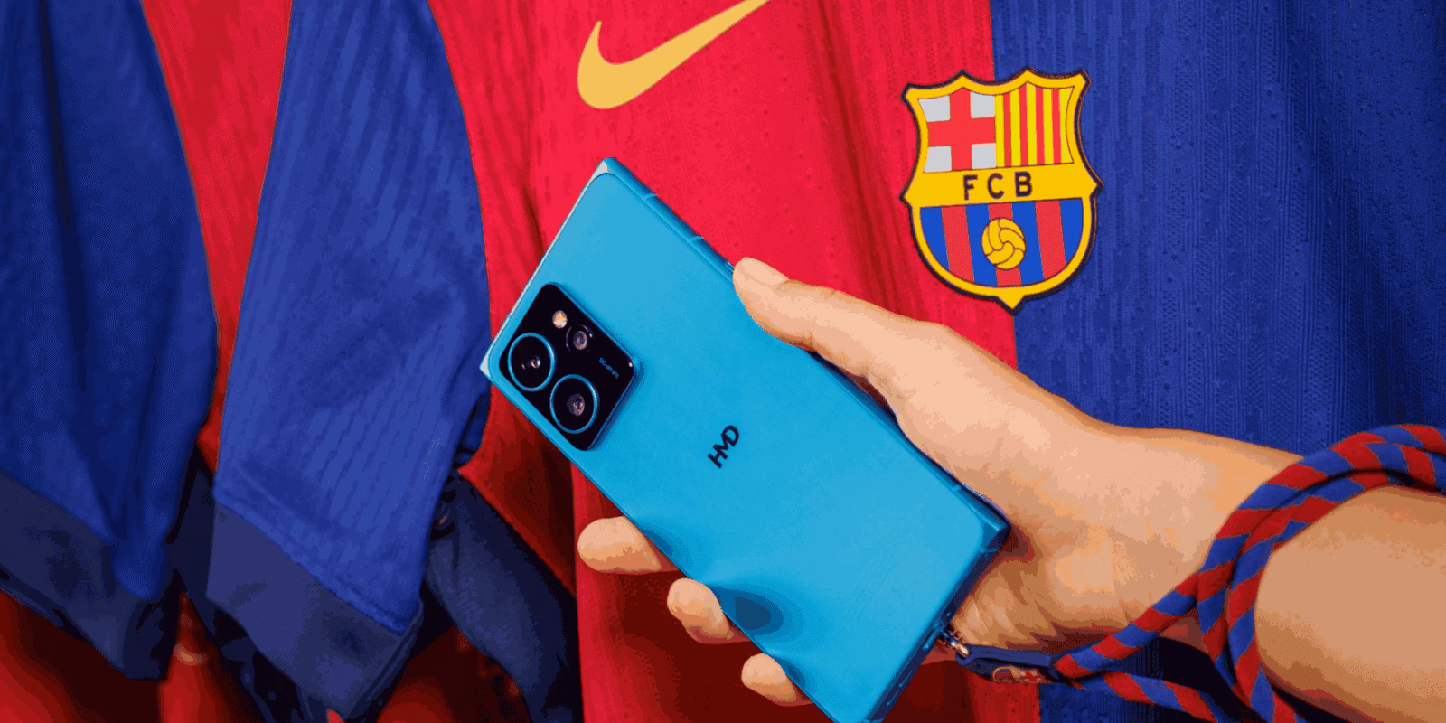 HMD Global выпустила смартфон совместно с ФК «Барселона» 3 HMD Skyline Blue Topaz Edition