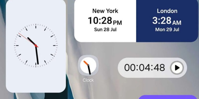 Новая версия приложения «Часы» Samsung One UI 7.0 стала доступна (samsung one ui 7 clock)