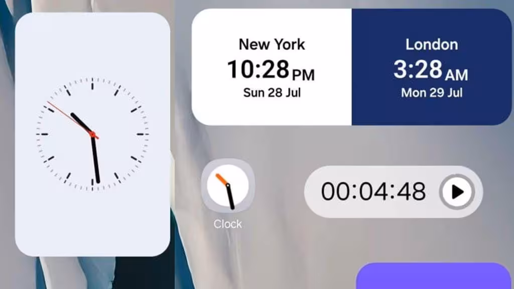 samsung one ui 7 clock