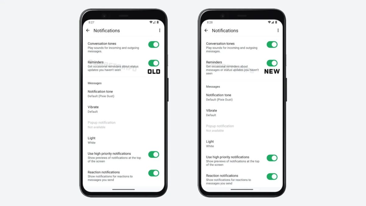 WhatsApp тестирует функцию напоминаний для непрочитанных сообщений 3 WhatsApp