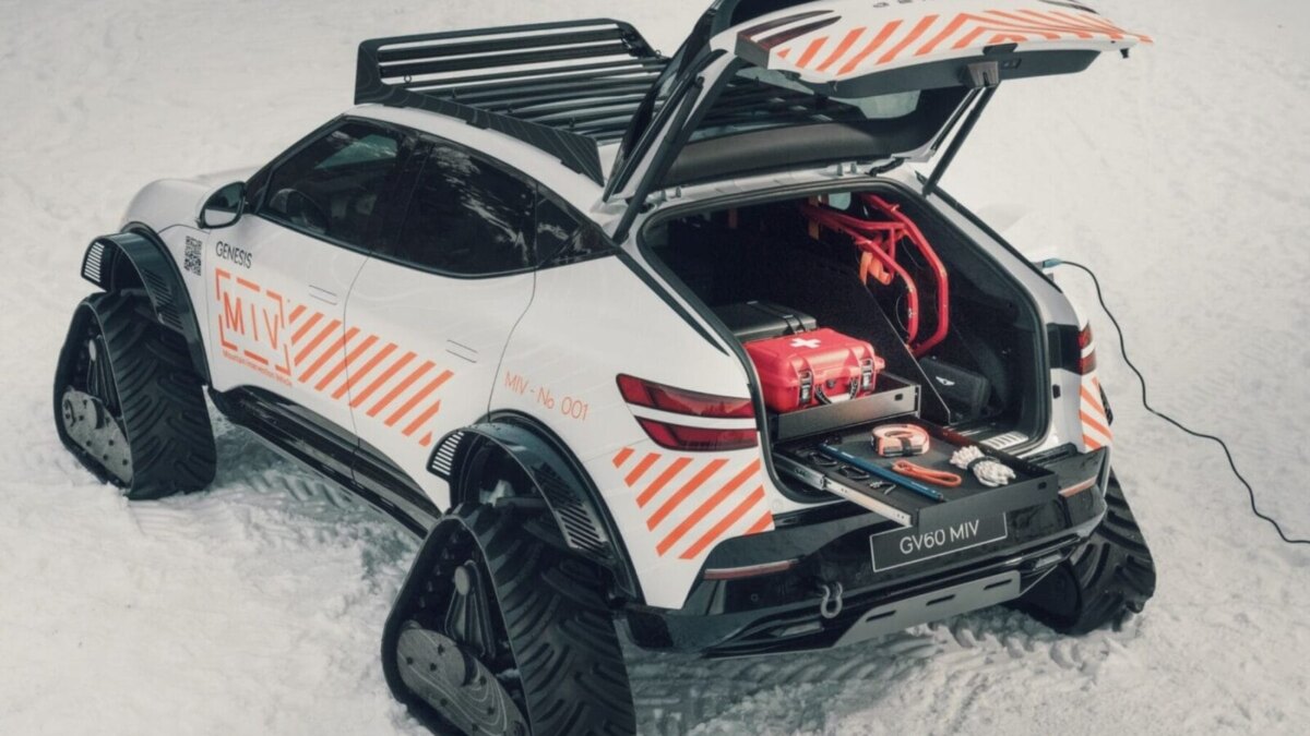 250124 genesisshowcasesgv60mountaininterventionvehicleconceptatdavos2025 3