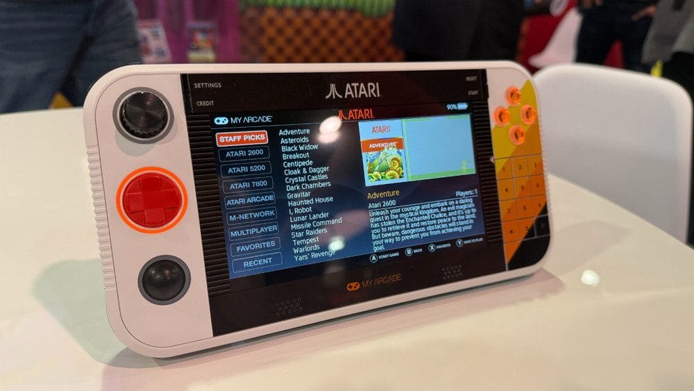 CES 2025: Atari показала портативную игровую консоль GameStation Go 2 Atari GameStation Go