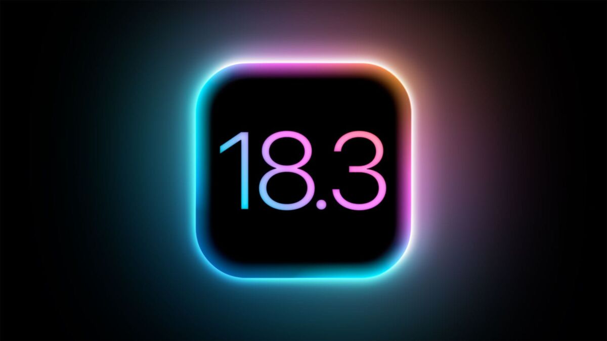Экран Apple iPadOS 18.3 с яркой подсветкой