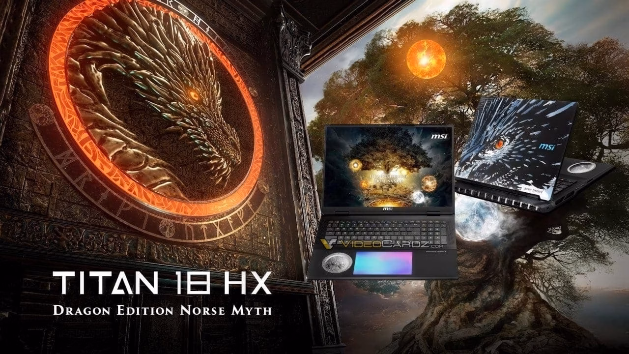 CES 2025: Выпущен геймерский ноутбук MSI Titan 18 HX Dragon Edition с топовыми характеристиками 3 MSI Titan 18 HX Dragon Edition