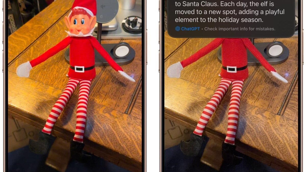 visual intelligence buttons